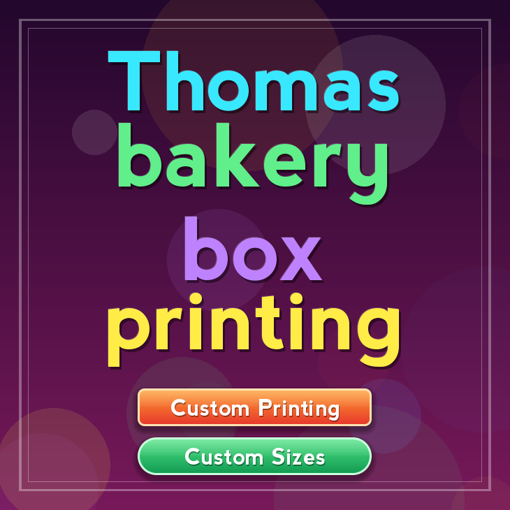 Thomas bakery box printing
