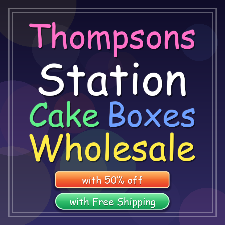 Thompsons Station cake boxes