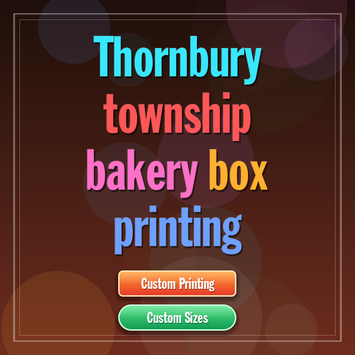 Thornbury Township bakery box printing