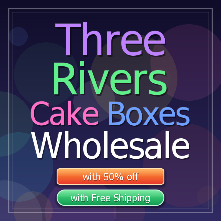 Three Rivers cake boxes
