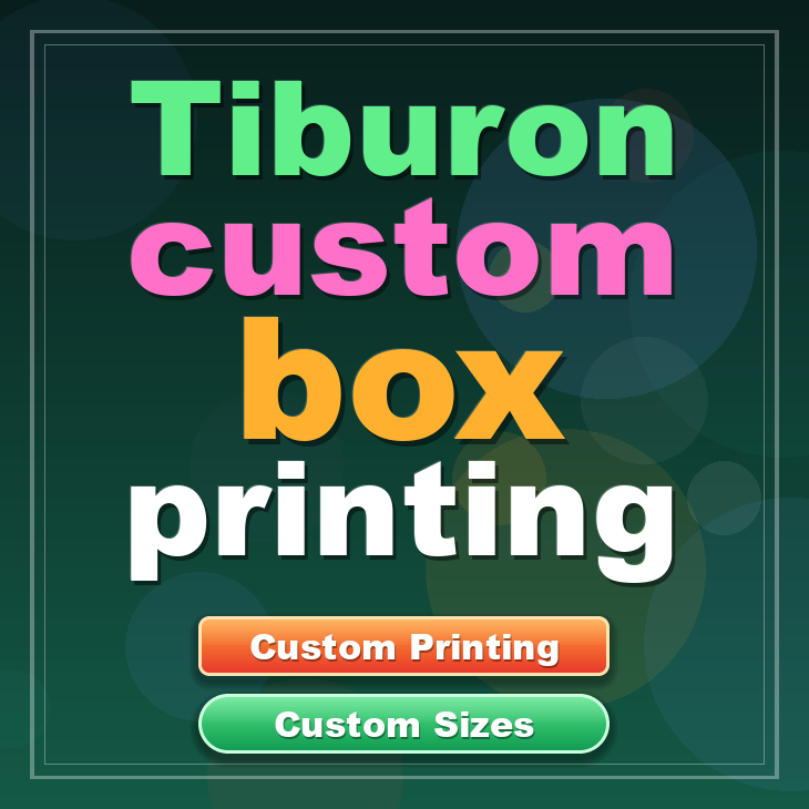 Tiburon custom box printing