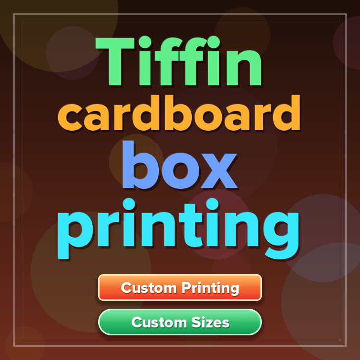 Tiffin cardboard box printing