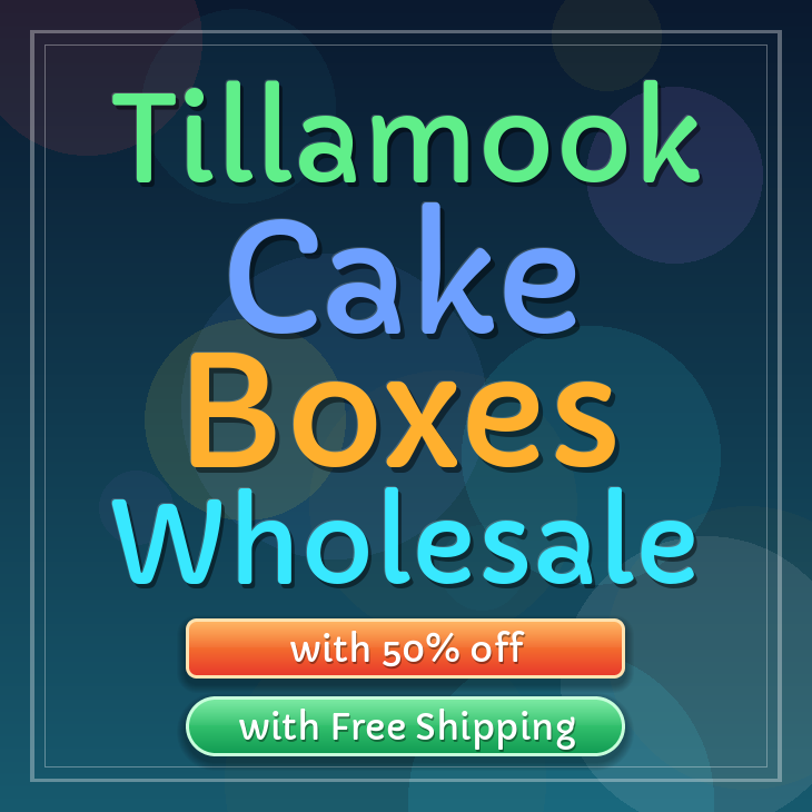 Tillamook cake boxes