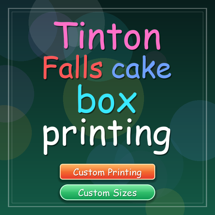 Tinton Falls cake box printing