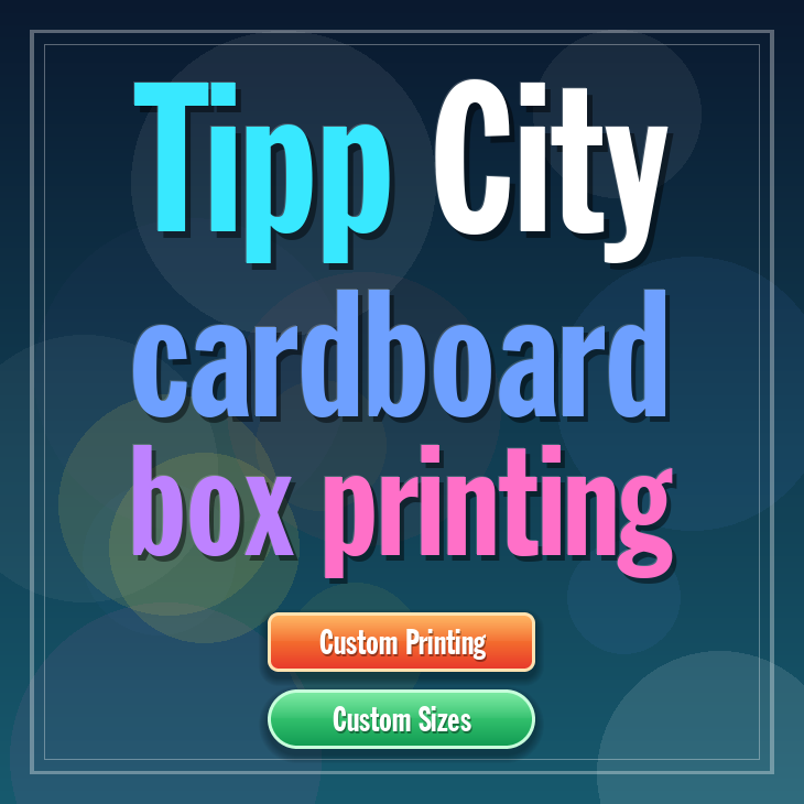 Tipp City cardboard box printing