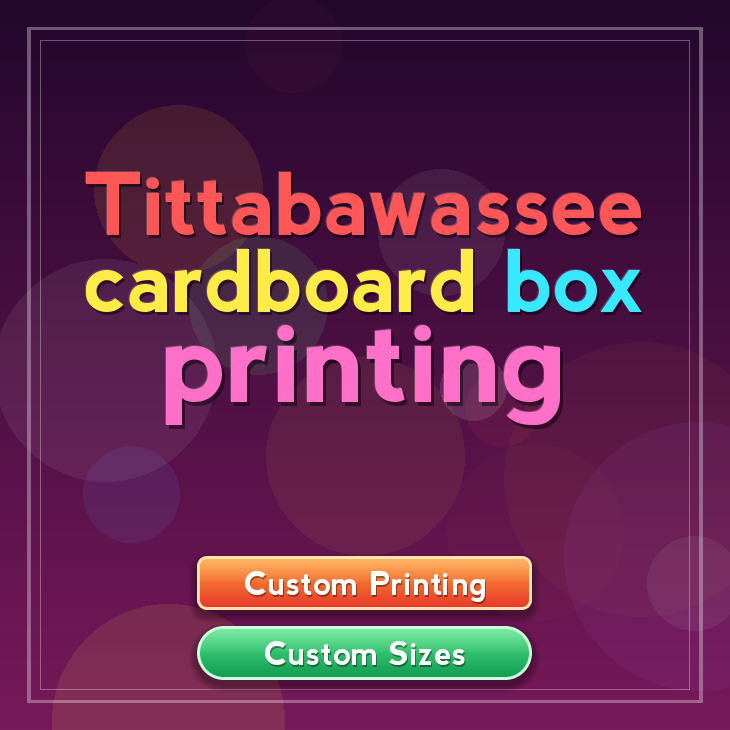 Tittabawassee cardboard box printing