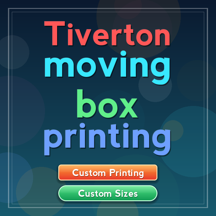 Tiverton moving box printing