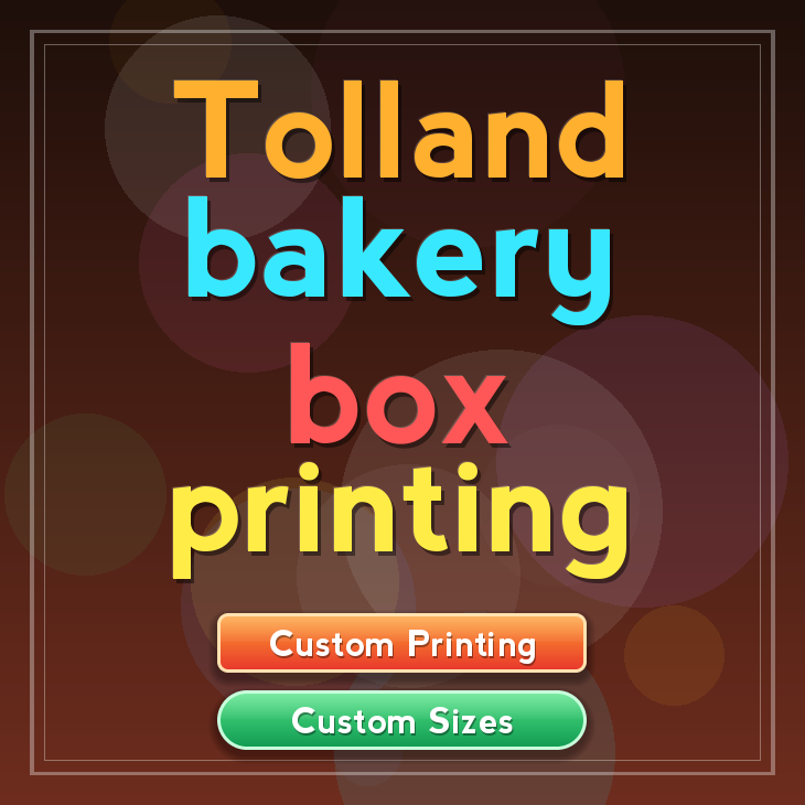 Tolland bakery box printing