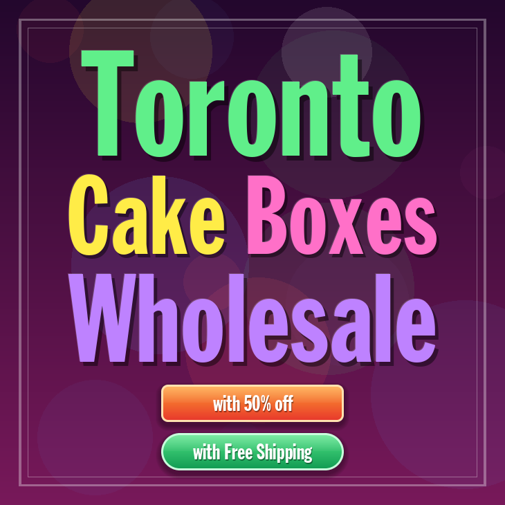 Toronto cake boxes