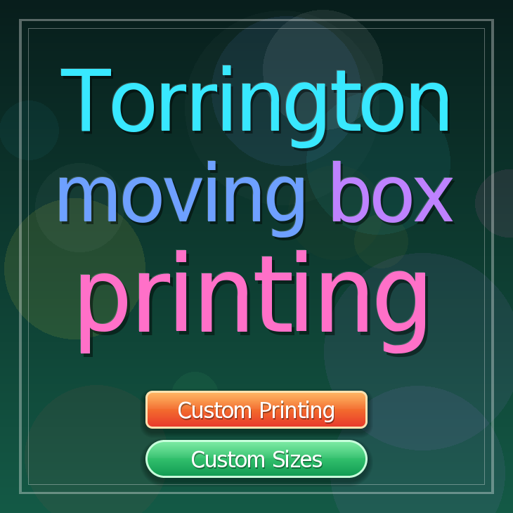 Torrington moving box printing