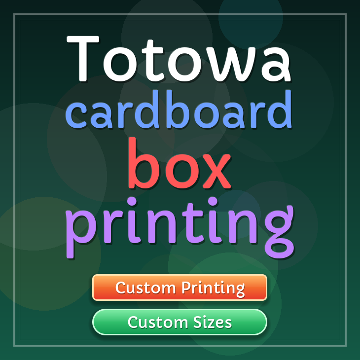 Totowa cardboard box printing