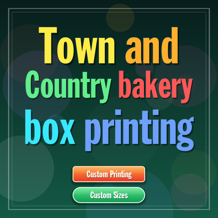 Town And Country bakery box printing