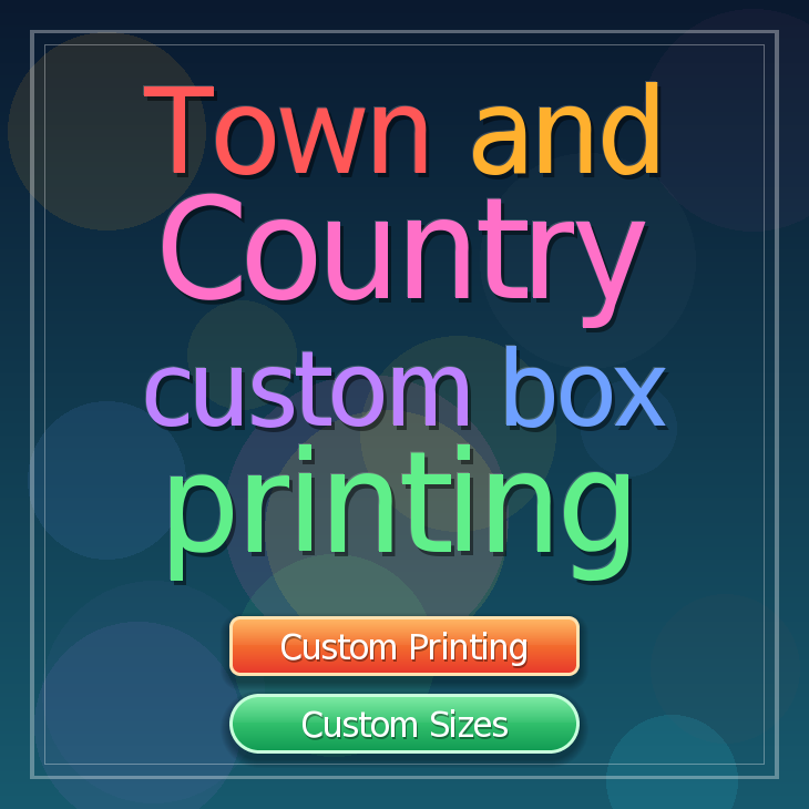 Town and Country custom box printing