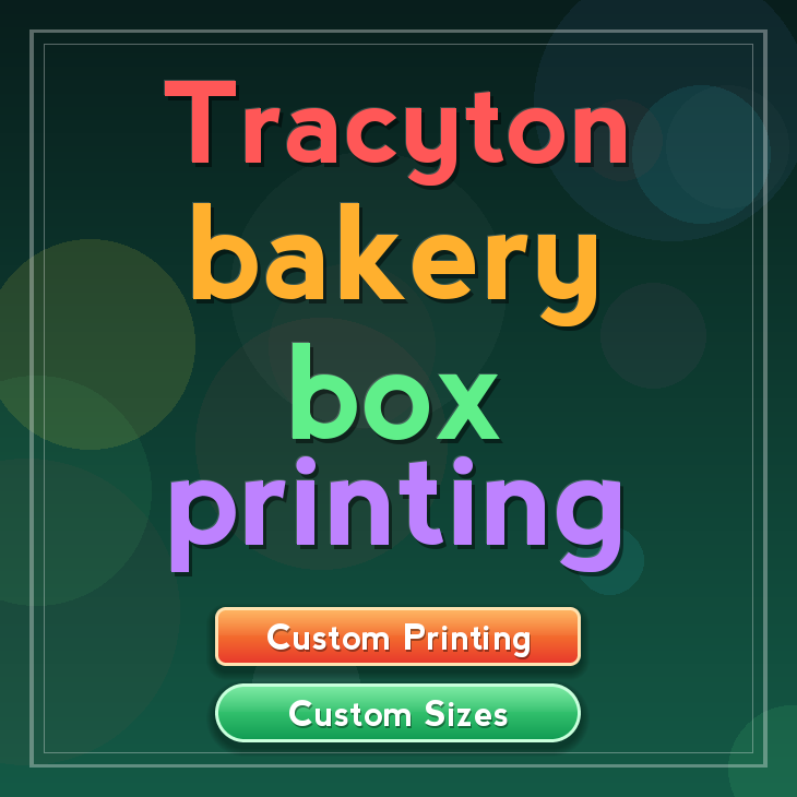 Tracyton bakery box printing