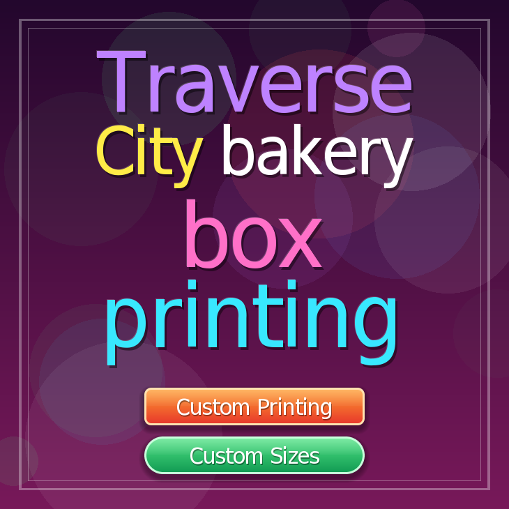 Traverse City bakery box printing
