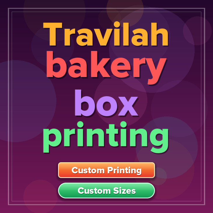 Travilah bakery box printing