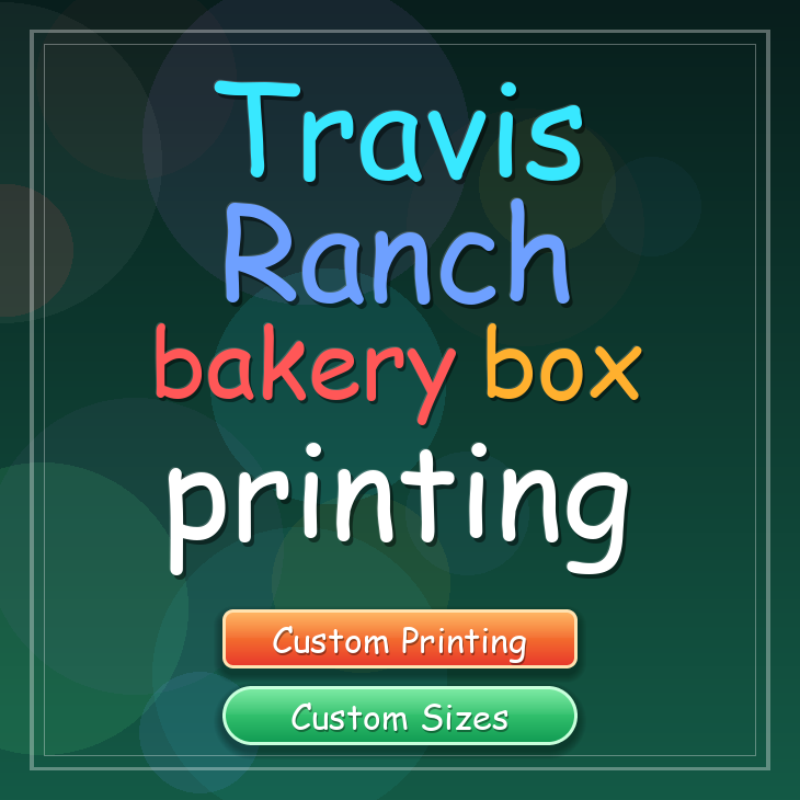 Travis Ranch bakery box printing