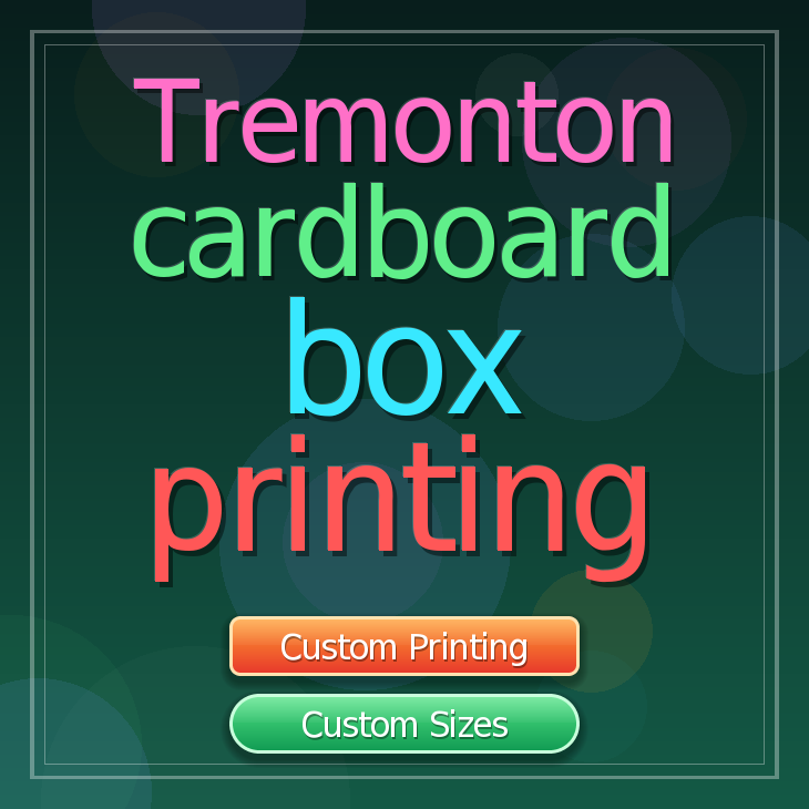 Tremonton cardboard box printing