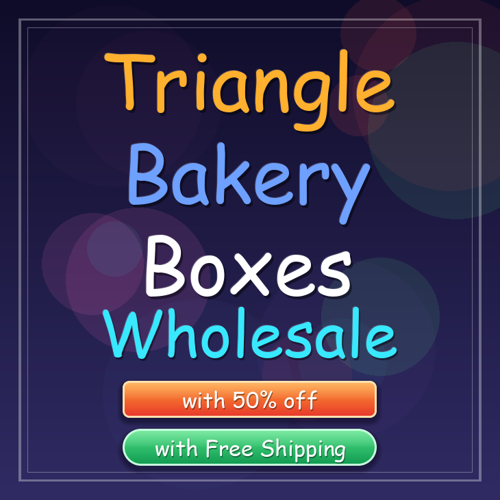 Triangle bakery boxes