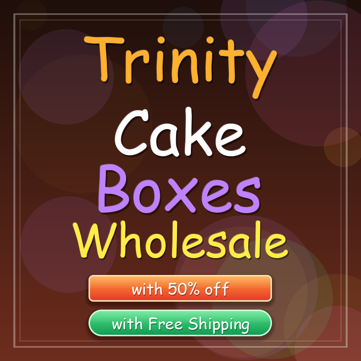 Trinity cake boxes