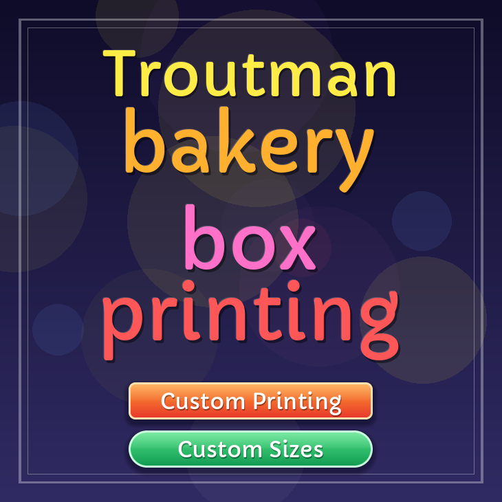 Troutman bakery box printing