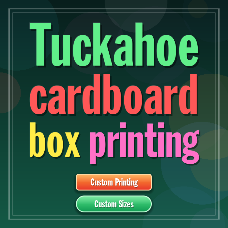 Tuckahoe cardboard box printing
