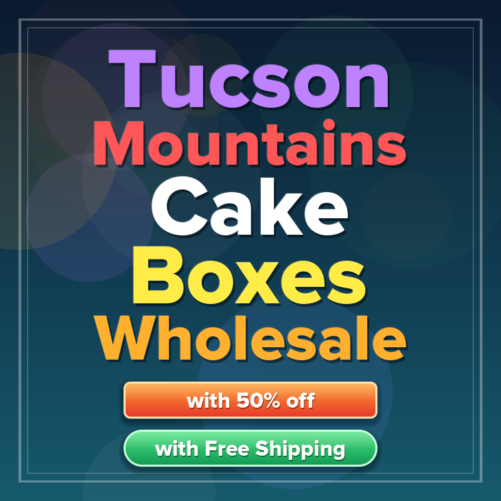 Tucson Mountains cake boxes