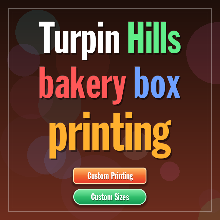 Turpin Hills bakery box printing