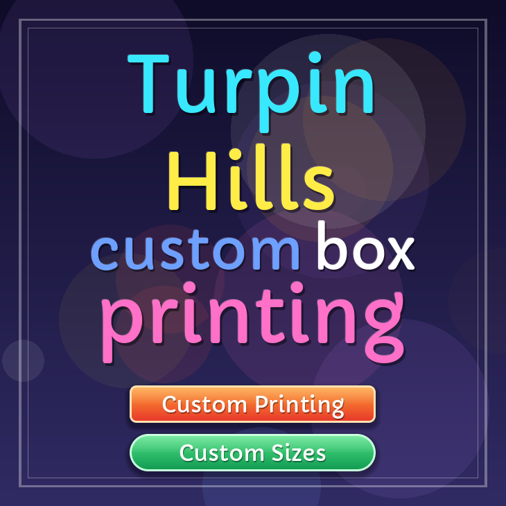 Turpin Hills custom box printing