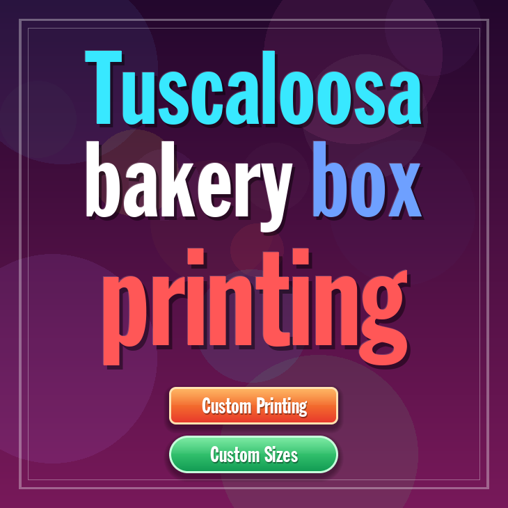 Tuscaloosa bakery box printing