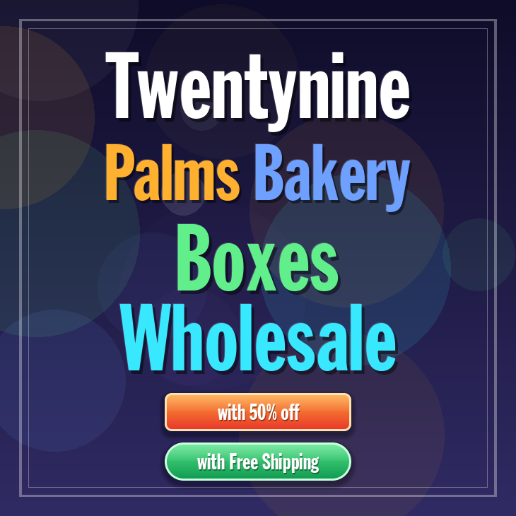 Twentynine Palms bakery boxes