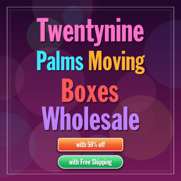 Twentynine Palms moving boxes