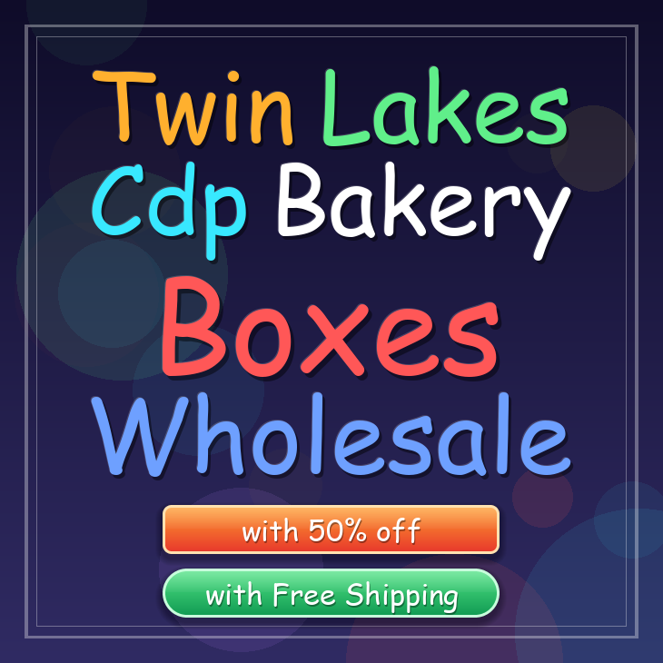 Twin Lakes Cdp bakery boxes