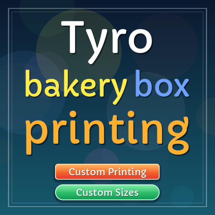 Tyro bakery box printing