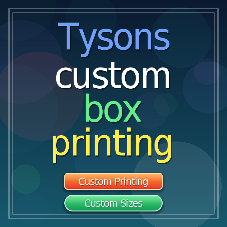 Tysons custom box printing
