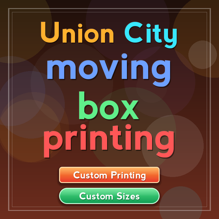 Union City moving box printing