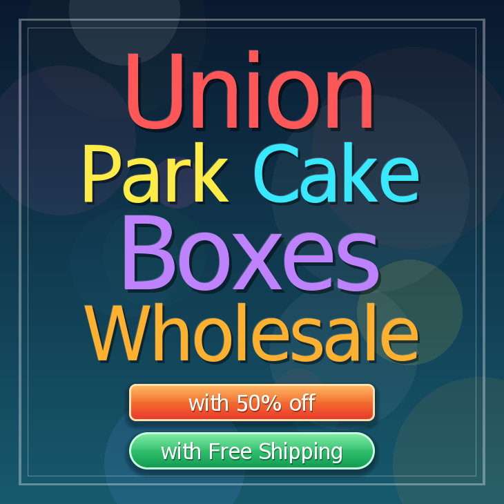 Union Park cake boxes