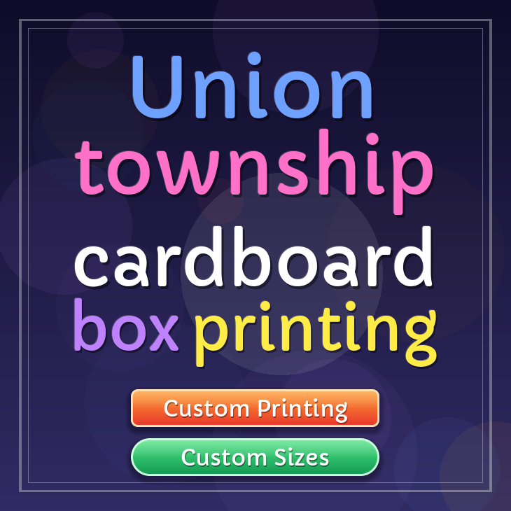 Union township cardboard box printing