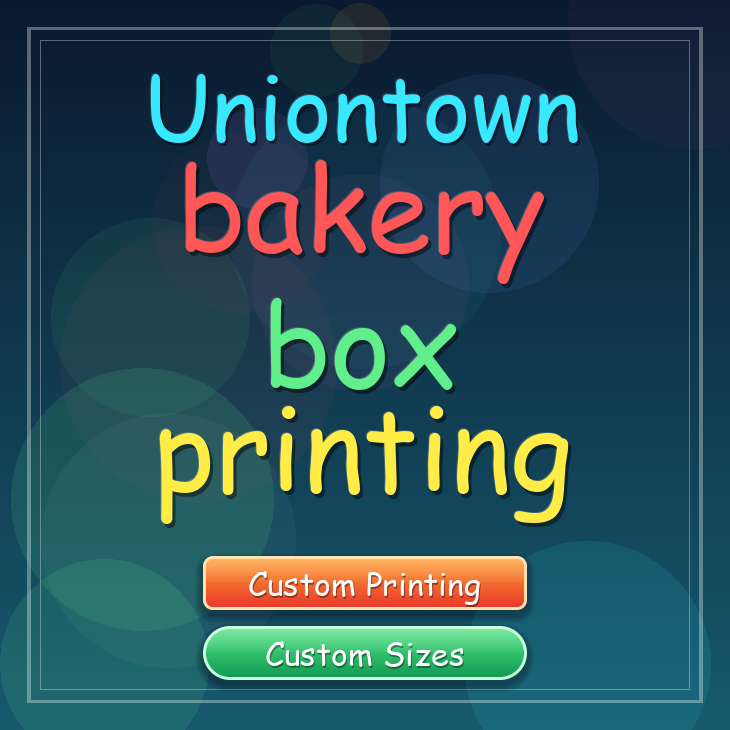 Uniontown bakery box printing