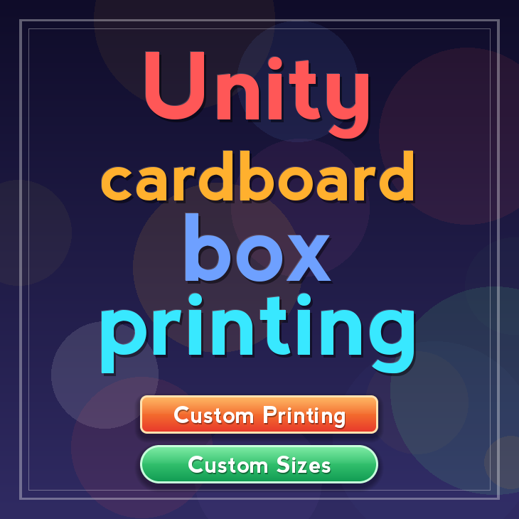 Unity cardboard box printing