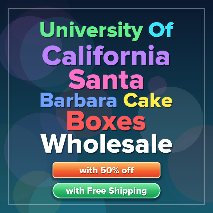 University Of California Santa Barbara cake boxes