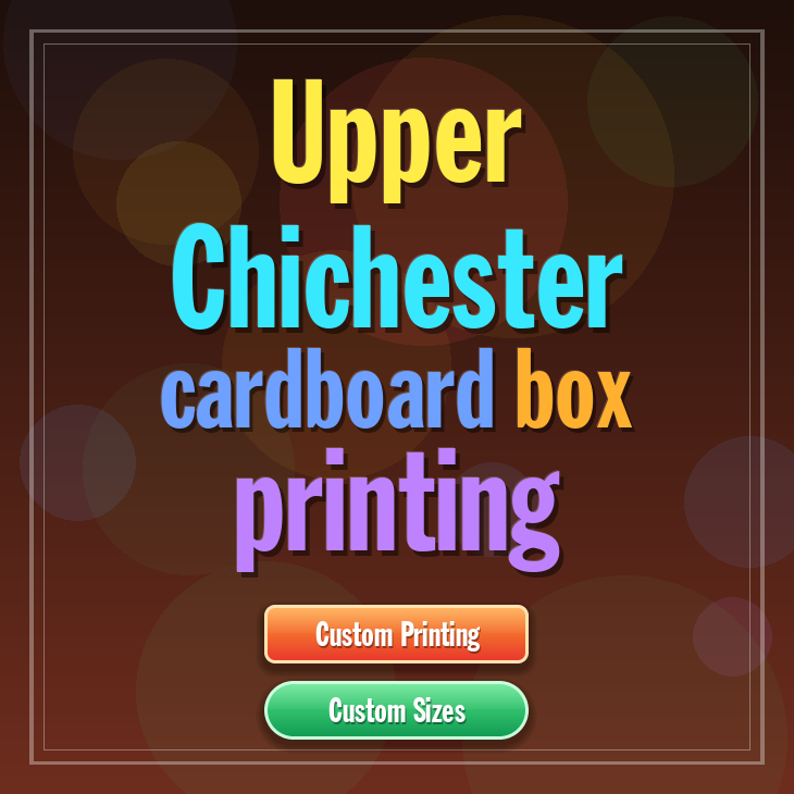Upper Chichester cardboard box printing