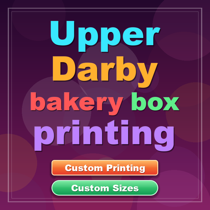 Upper Darby bakery box printing