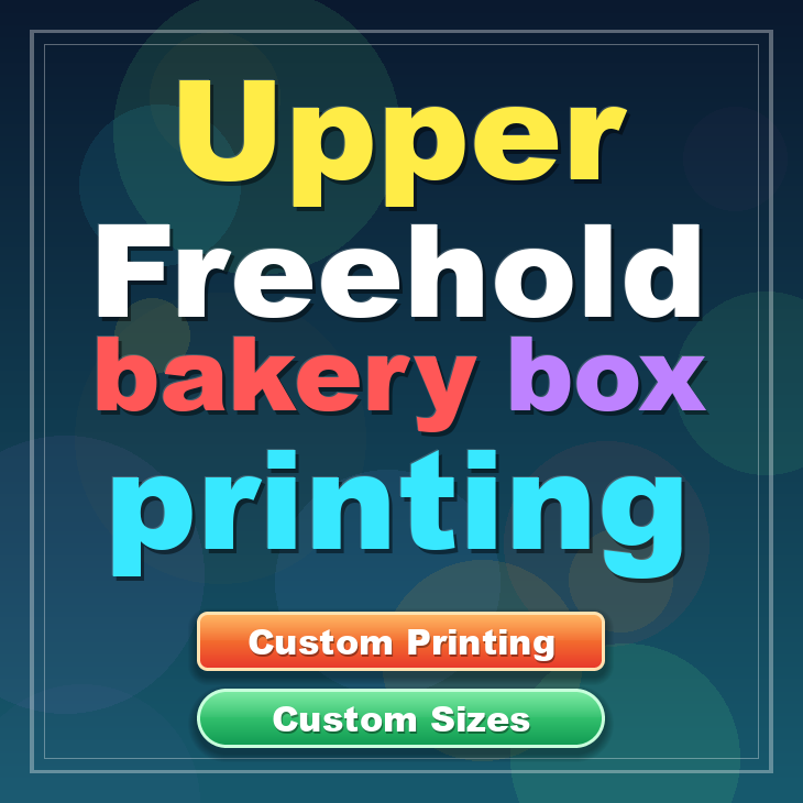 Upper Freehold bakery box printing