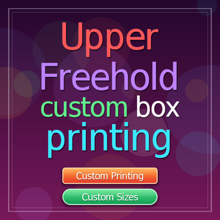 Upper Freehold custom box printing
