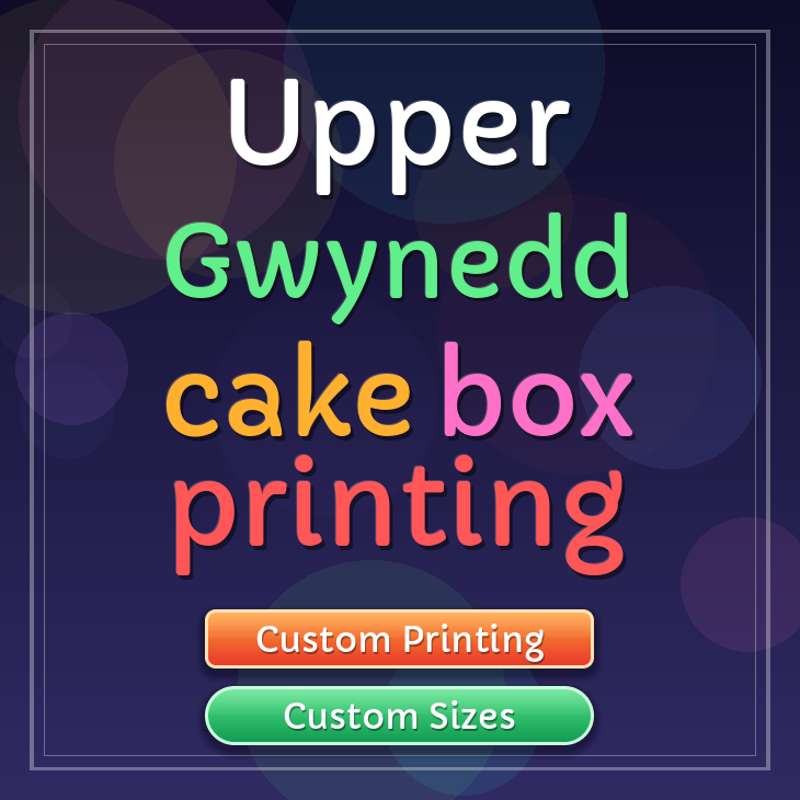Upper Gwynedd cake box printing