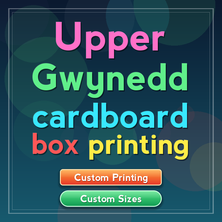 Upper Gwynedd cardboard box printing