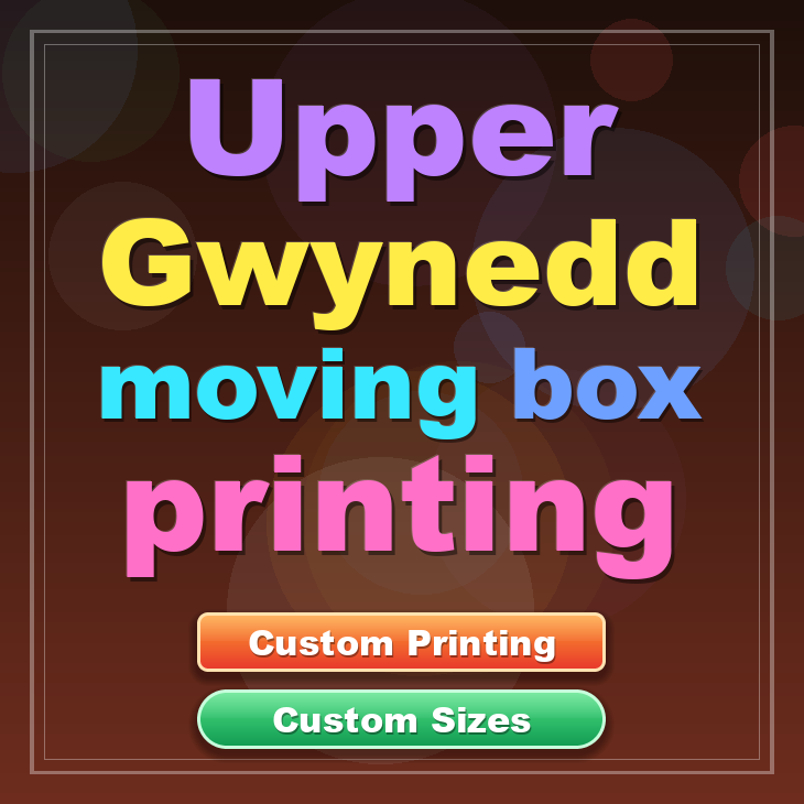 Upper Gwynedd moving box printing