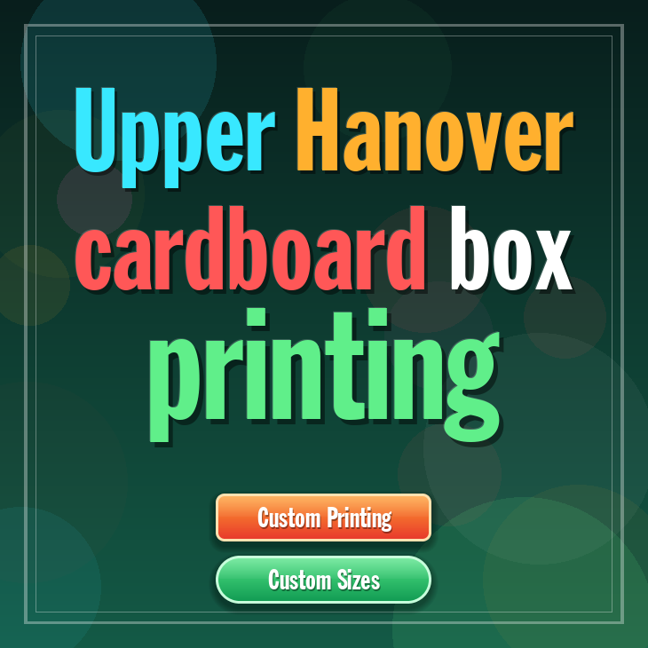 Upper Hanover cardboard box printing