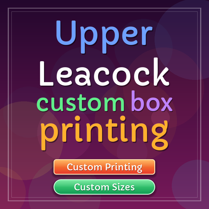 Upper Leacock custom box printing